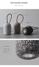GobekUsa Nordic Cement Pendant Lamp - Industrial Style Lighting