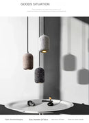 GobekUsa Nordic Cement Pendant Lamp - Industrial Style Lighting