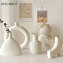 GobekUsa Nordic Ceramic Donut Vase - Home Decor Accent