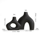 GobekUsa Nordic Ceramic Flower Vase Home Decor