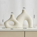 GobekUsa Nordic Ceramic Flower Vase Home Decor