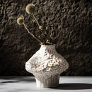 GobekUsa Nordic Ceramic Vase with Pampas Grass