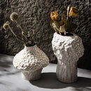 GobekUsa Nordic Ceramic Vase with Pampas Grass