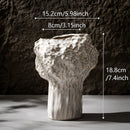 GobekUsa Nordic Ceramic Vase with Pampas Grass