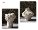GobekUsa Nordic Ceramic Vase with Pampas Grass