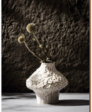 GobekUsa Nordic Ceramic Vase with Pampas Grass