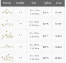 GobekUsa Nordic Chandelier for Dining & Living Room