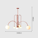 GobekUsa Nordic Comet Glass Ball Chandelier - Elegant Home Décor