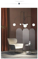 GobekUsa Nordic Comet Glass Ball Chandelier - Elegant Home Décor