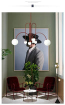 GobekUsa Nordic Comet Glass Ball Chandelier - Elegant Home Décor