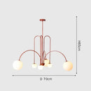 GobekUsa Nordic Comet Glass Ball Chandelier - Elegant Home Décor