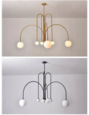 GobekUsa Nordic Comet Glass Ball Chandelier - Elegant Home Décor
