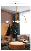 GobekUsa Nordic Comet Glass Ball Chandelier - Elegant Home Décor