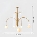 GobekUsa Nordic Comet Glass Ball Chandelier - Elegant Home Décor