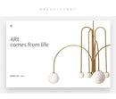 GobekUsa Nordic Comet Glass Ball Chandelier - Elegant Home Décor