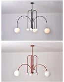 GobekUsa Nordic Comet Glass Ball Chandelier - Elegant Home Décor