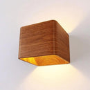 GobekUsa Nordic Faux Wooden Wall Light for Bedroom