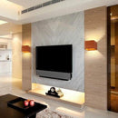 GobekUsa Nordic Faux Wooden Wall Light for Bedroom