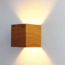 GobekUsa Nordic Faux Wooden Wall Light for Bedroom