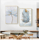 GobekUsa Nordic Flower Abstract Canvas Art Print
