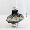 GobekUsa Nordic Frosting Glass Vase - Modern Home Decor