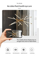 GobekUsa Nordic Geometry LED Chandelier with Remote Control