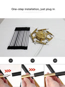 GobekUsa Nordic Geometry LED Chandelier with Remote Control