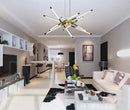 GobekUsa Nordic Geometry LED Chandelier with Remote Control