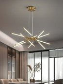GobekUsa Nordic Geometry LED Chandelier with Remote Control