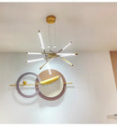 GobekUsa Nordic Geometry LED Chandelier with Remote Control