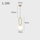 GobekUsa Nordic Glass Ball Pendant Light - Modern Decor