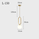 GobekUsa Nordic Glass Ball Pendant Light - Modern Decor