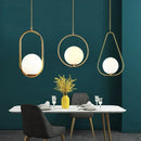 GobekUsa Nordic Glass Ball Pendant Light - Modern Decor