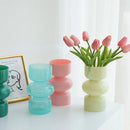 GobekUsa Nordic Glass Flower Vase Home Decor