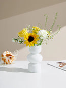 GobekUsa Nordic Glass Flower Vase Home Decor