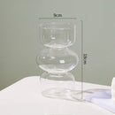 GobekUsa Nordic Glass Flower Vase Home Decor