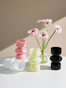 GobekUsa Nordic Glass Flower Vase Home Decor