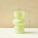 Glossy black stacked segment vase home decor living room by Decorbites