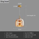 GobekUsa Nordic Glass LED Pendant Chandelier - Modern, Luxury by Decorbites