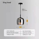 GobekUsa Nordic Glass LED Pendant Chandelier - Modern, Luxury by Decorbites