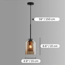 GobekUsa Nordic Glass Pendant Lighting