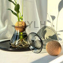 GobekUsa Nordic Glass Vase for Home Decor - Small Transparent Vase