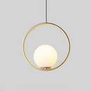 GobekUsa Nordic Gold Pendant Light with Glass Shade