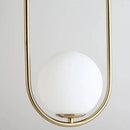 GobekUsa Nordic Gold Pendant Light with Glass Shade