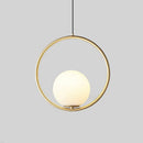 GobekUsa Nordic Gold Pendant Light with Glass Shade