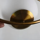 GobekUsa Nordic Gold Pendant Light with Glass Shade