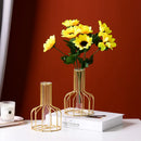 GobekUsa Nordic Golden Iron Hydroponic Table Vase