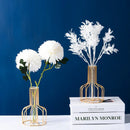 GobekUsa Nordic Golden Iron Hydroponic Table Vase