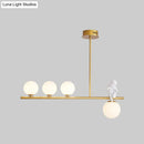 GobekUsa Nordic Island Angel Pendant Light with Opal Glass Shade