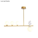 GobekUsa Nordic Island Angel Pendant Light with Opal Glass Shade